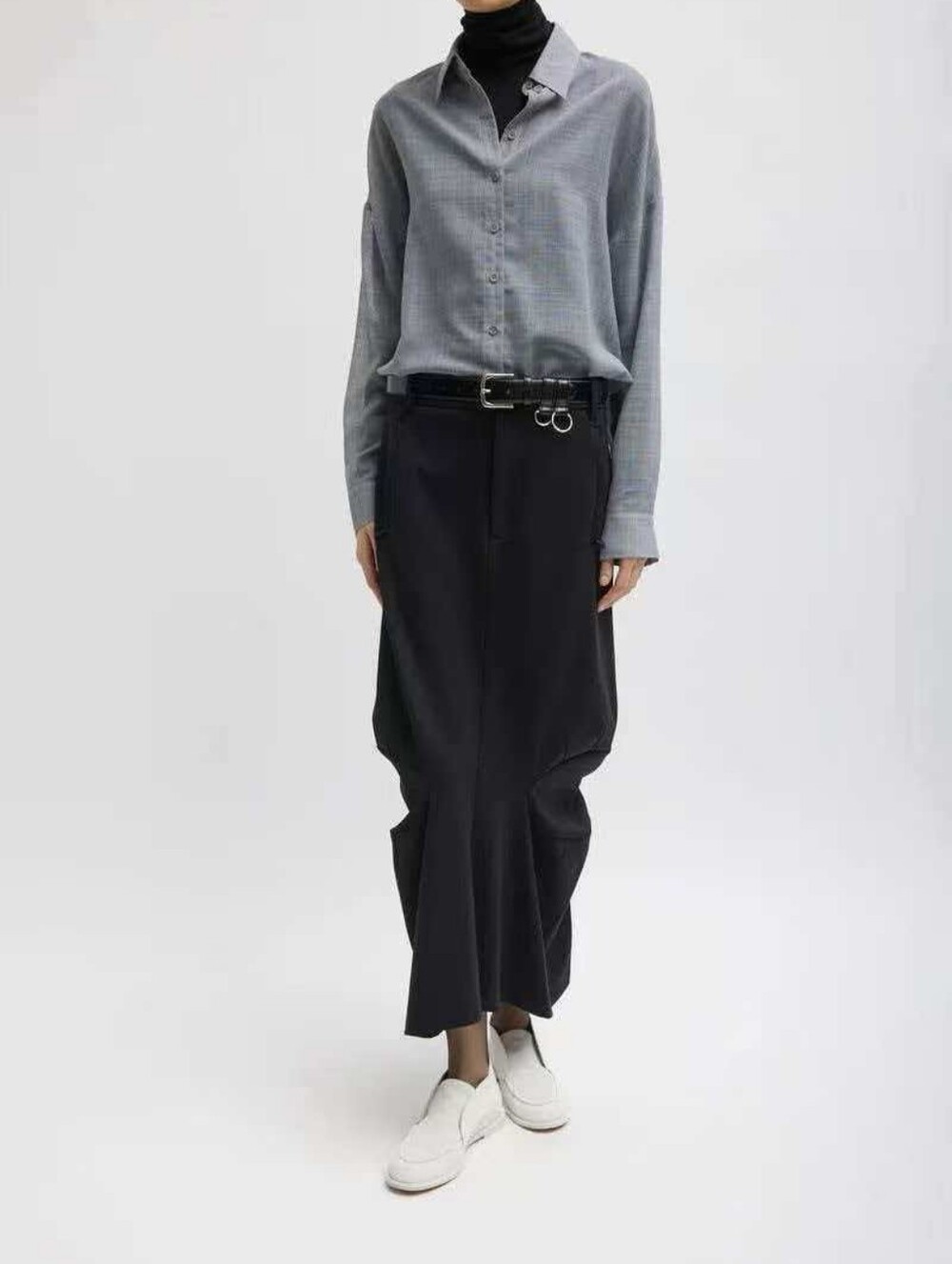 Tibi Compact Ultra Stretch Knit Sculpted Meir Trouser Skirt